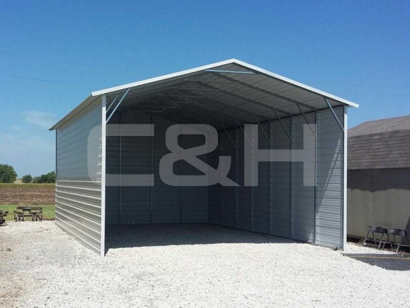 A-FRAME CARPORT 20W x 36L x 12H