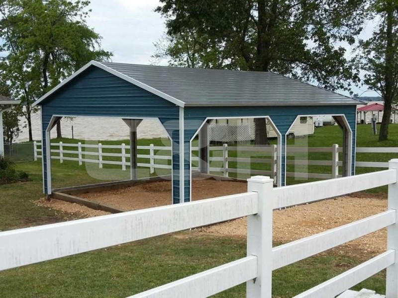 A-FRAME CARPORT 22W x 26L x 8H