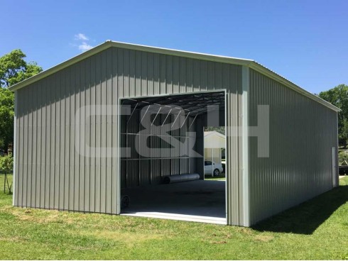 VERTICAL ROOF GARAGE 22W x 51L x 10H