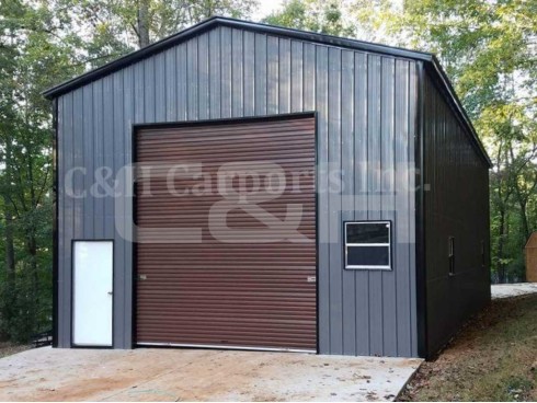 VERTICAL ROOF GARAGE 20W x 41L x 14H