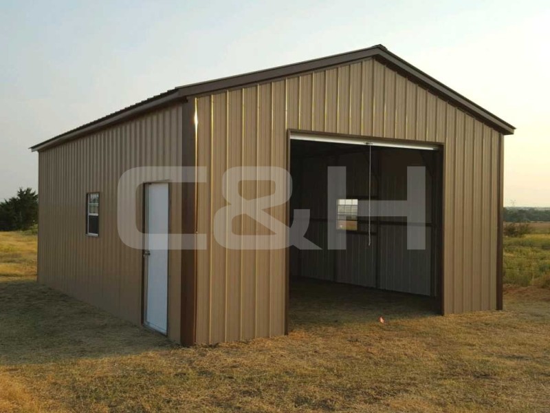 VERTICAL ROOF GARAGE 18W x 31L x 10H