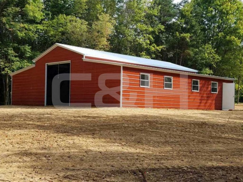 TEXAS A-FRAME BARN 42W x 41L x 12H