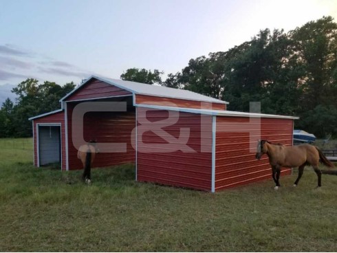 TEXAS A-FRAME BARN 36W x 21L x 12H