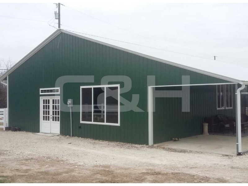CLEAR SPAN COMMERCIAL BUILDING 44W x 51L x 12H